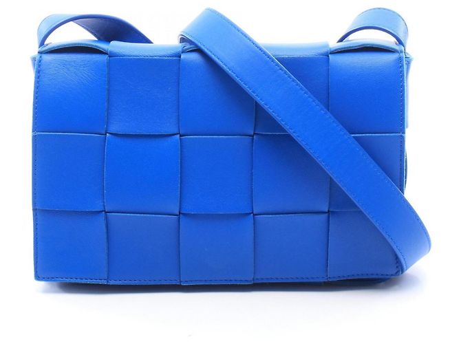 Borsa Maxi a Tracolla Cassette Bottega Veneta Blu