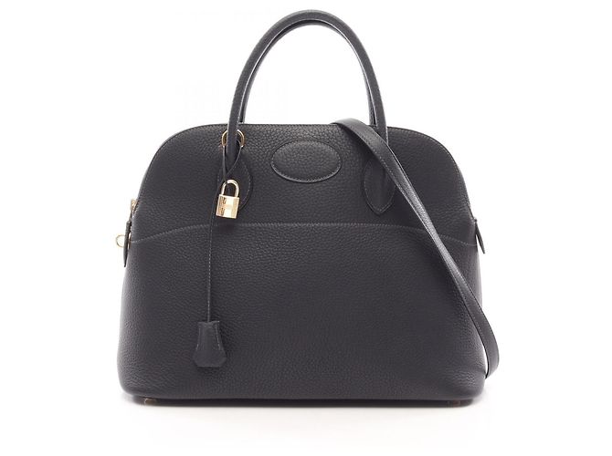 Hermès Borsa a mano Hermes Bolide 35 Blu navy