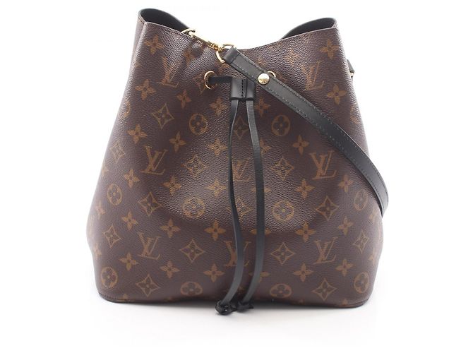 Néonoé Bolsa de Ombro Louis Vuitton NeoNoe Marrom Preto