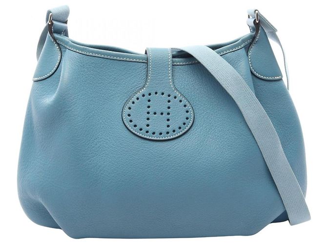 Hermès Bolsa de Ombro Hermes Rodeo Deux Azul