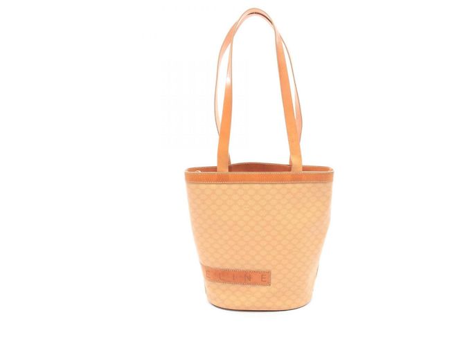 Céline Sac Cabas Celine Macadam Marron Beige