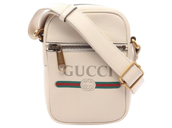 Borsa a tracolla Gucci Webbing Line Bianco Multicolore