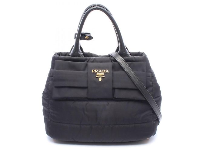 Borsa Prada TESSUTO BOMBER Nero