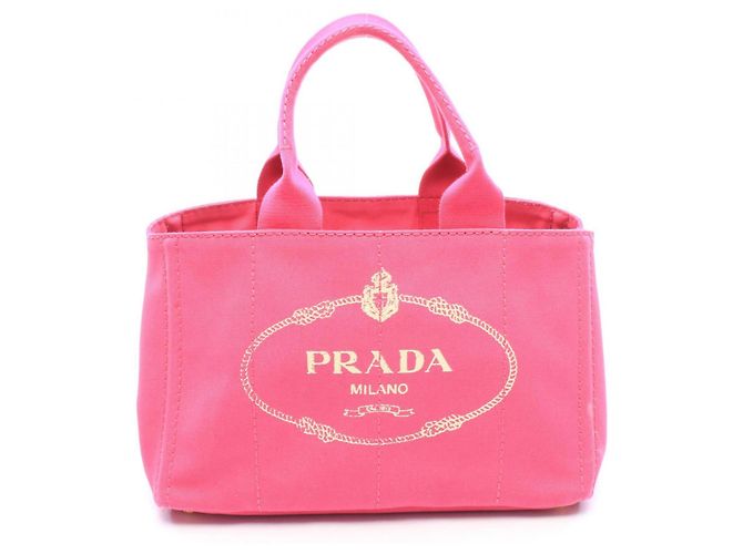 Tote Sac cabas Prada Canapa Rose