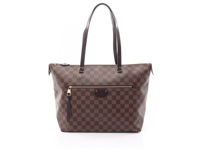 Saco Tote Louis Vuitton Iena MM Marrom Damier ebene