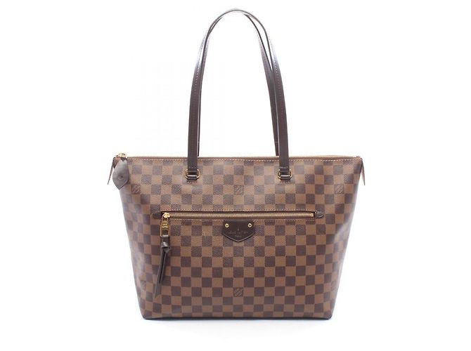 Borsa Tote Louis Vuitton IENA MM Damier Ebene Marrone
