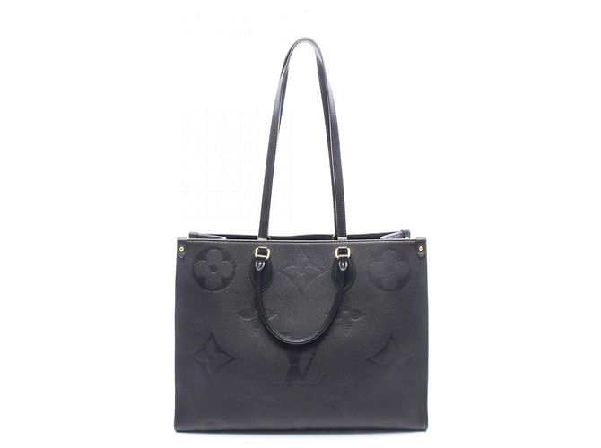 Borsa Tote Louis Vuitton OnTheGo GM Monogram Empreinte Noir Nero