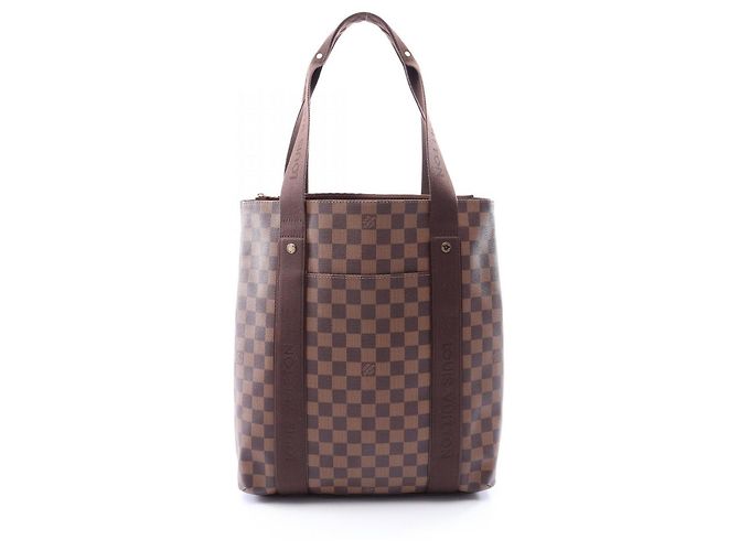 Sac Cabas Bobour Louis Vuitton Marron Damier ebène