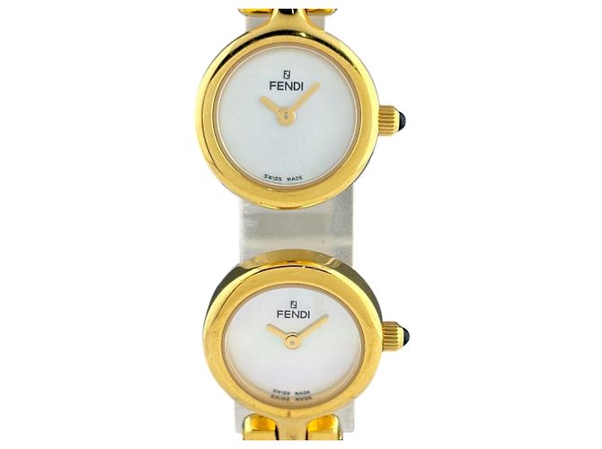 Orologio bangle Fendi Double Face Dual Time 620L