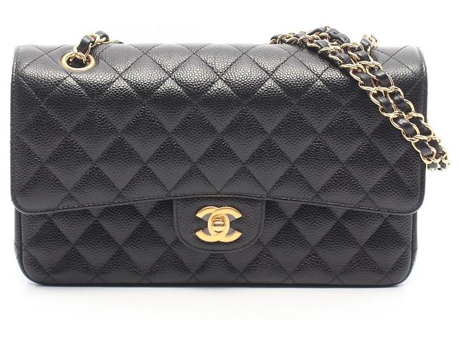Borsa a tracolla Chanel Matelassé Double Flap Nero