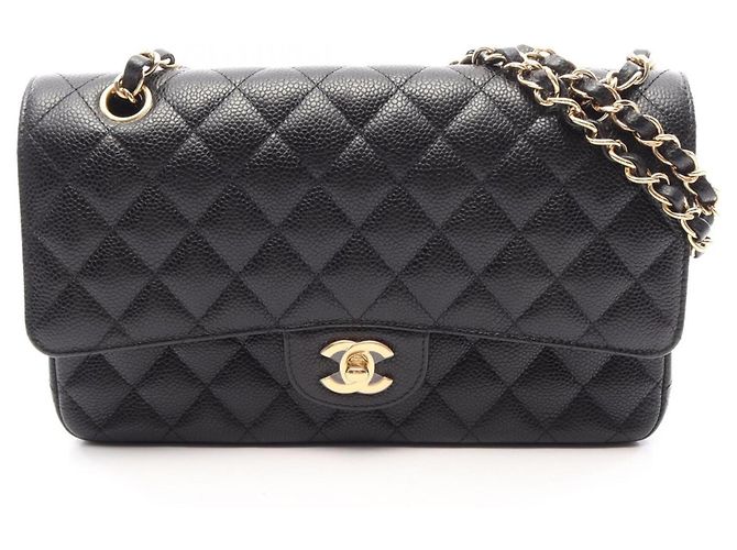 Borsa a tracolla Chanel Matelassé Double Flap Nero