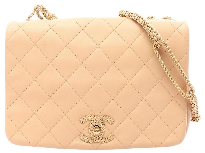 Borsa a tracolla Chanel Matelassé Beige