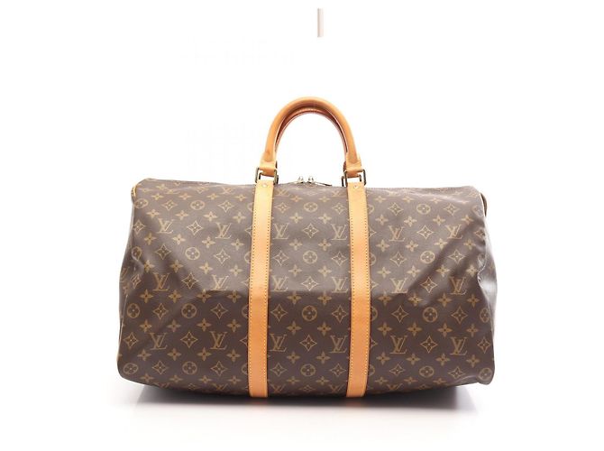 Bolsa Boston Louis Vuitton Keepall 50 Marrom