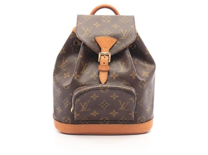 Louis Vuitton Mini Montsouris Monogram Backpack/Handbag Brown