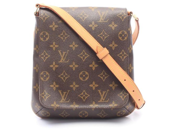 Bolsa de Ombro Louis Vuitton Musette Salsa Marrom Monograma