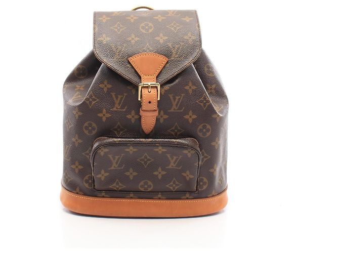 Louis Vuitton Montsouris MM Monogram Backpack Brown