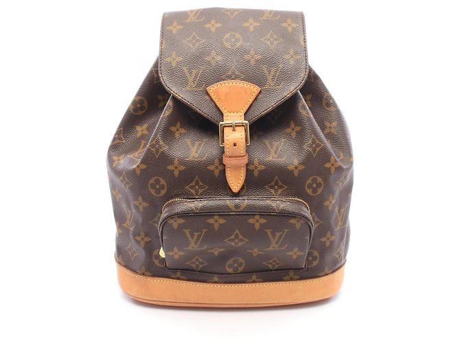 Louis Vuitton Montsouris MM Backpack Brown Monogram