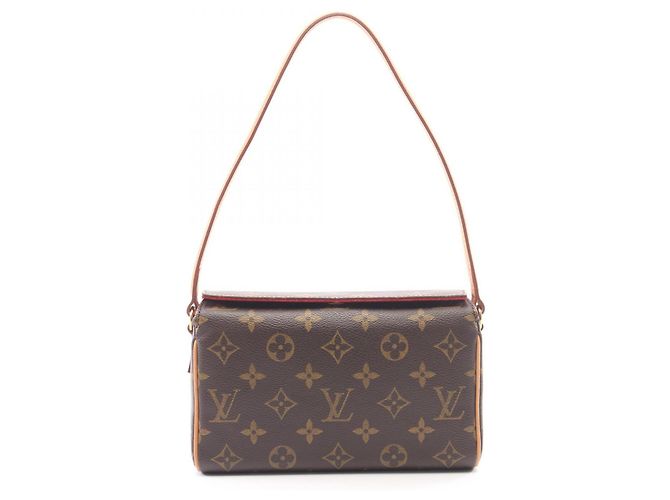 Bolsa de mão Louis Vuitton Recital Monogram Marrom Monograma