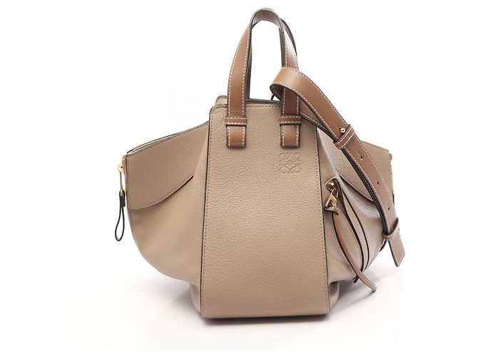 Bolsa 2-Way Loewe Hammock Small Bege
