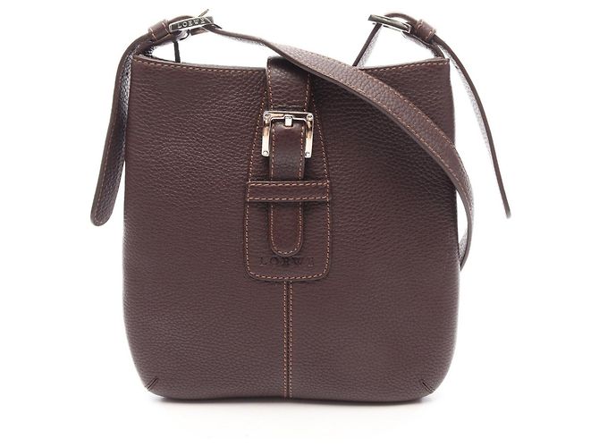 Borsa a tracolla Loewe Senda Marrone