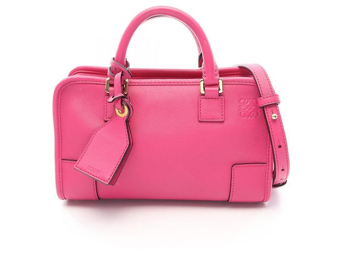 Borsa a mano 2-Way Loewe Amazona 24 Rosa