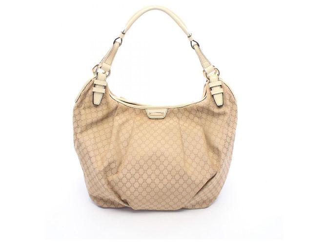 Céline Bolsa de Ombro Celine Macadam Bege Cru