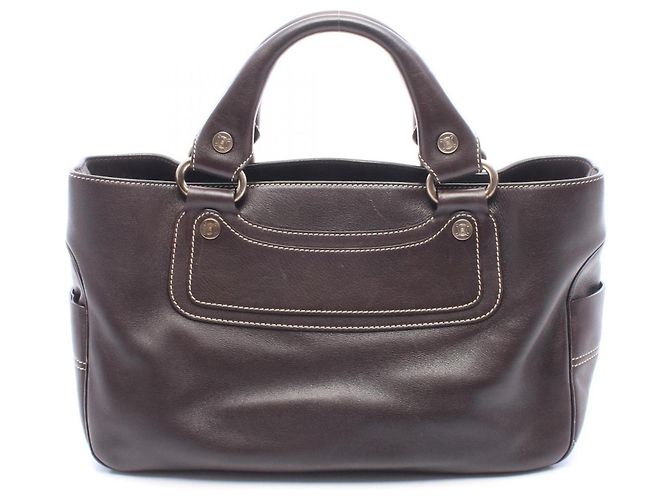 Céline Bolsa Celine Boogie Bag Marrom