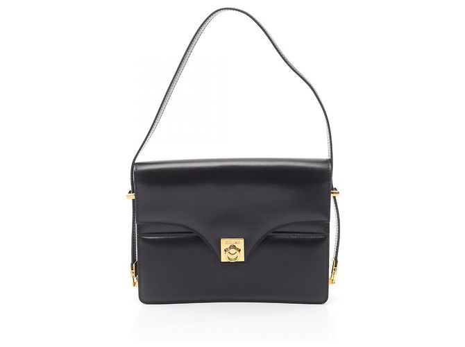 Céline Borsa a tracolla Celine in pelle nera Nero