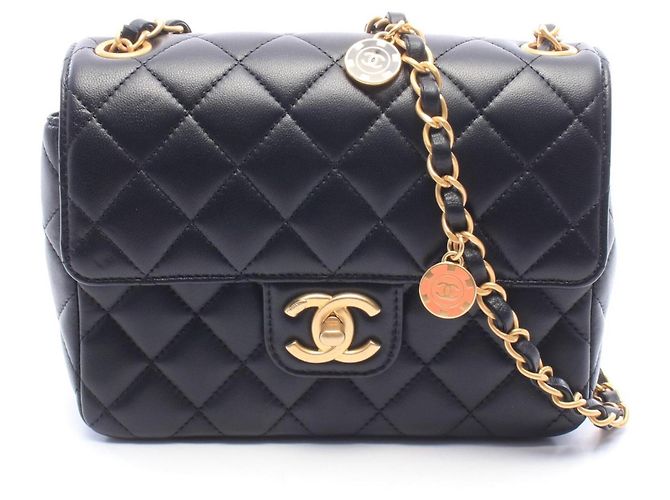 Borsa a tracolla Chanel Mini Matelassé Nero