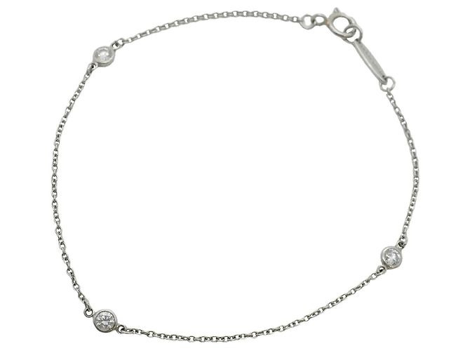 Autre Marque Bracciale con charm in platino e diamanti Tiffany & Co.