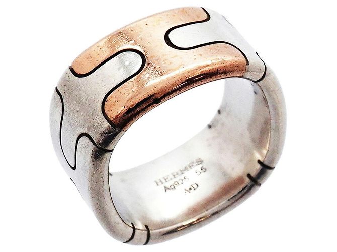 Ring Hermès Anel Hermes Hercules em bronze e prata 925