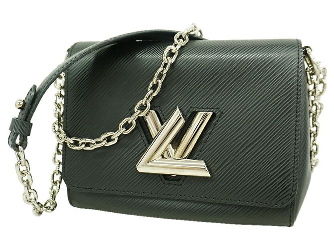 Borsa a tracolla Louis Vuitton Epi Twist PM Nero