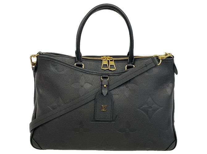 Louis Vuitton Monogram Empreinte Trianon MM Handtasche Schwarz