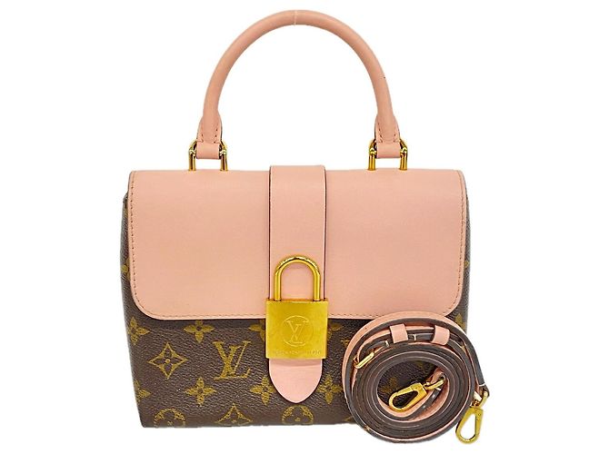 Bolsa Louis Vuitton Monogram Rocky BB Marrom Rosa