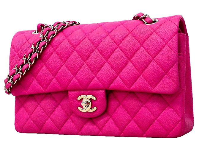 Borsa a tracolla Chanel Matelassé Rosa
