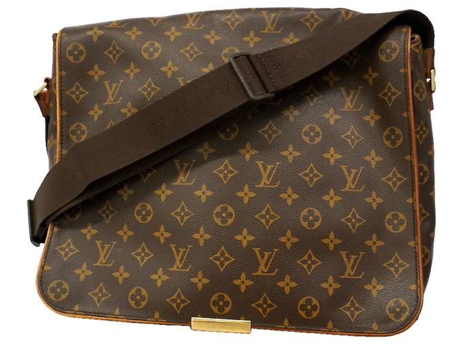 Bolso de hombro Louis Vuitton Monogram Abbesses Castaño