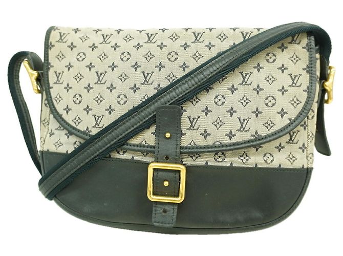 Borsa a tracolla Louis Vuitton Monogram Mini Bérangere Blu