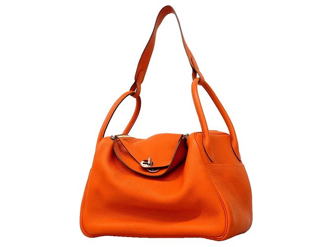 Hermès Bolsa Hermes Lindy 30 Marrom