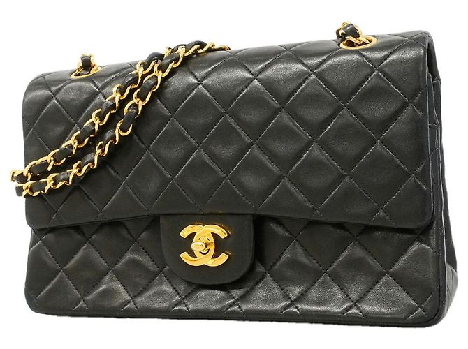 Borsa a tracolla Chanel Matelassé Nera Nero