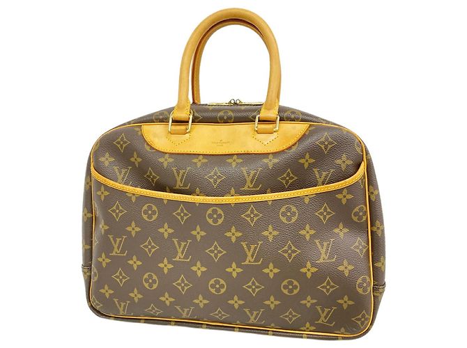 Borsa Louis Vuitton Monogram Deauville Marrone