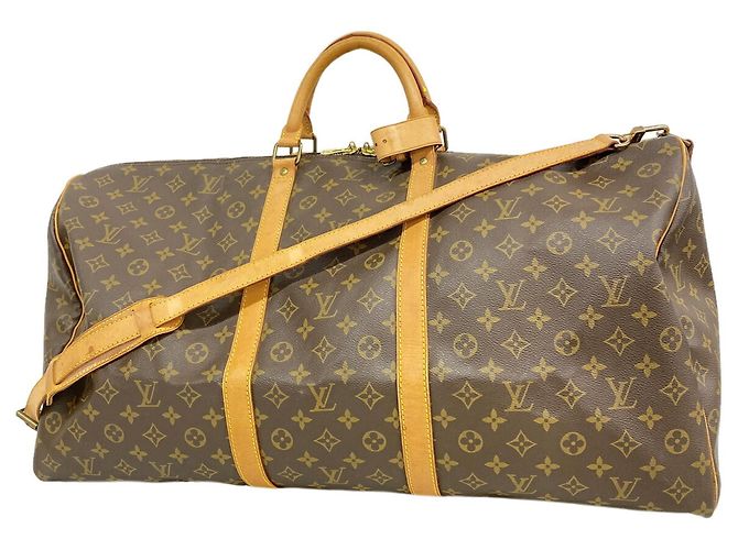 Keepall Borsa Boston Louis Vuitton Marrone