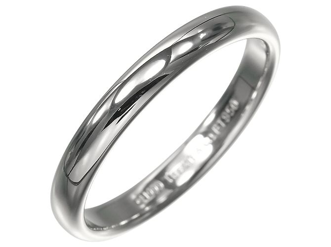 Tiffany & Co. Forever Band Platinum with Diamonds 2.2mm Silvery