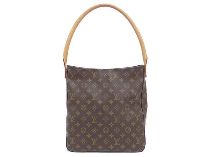 Bolsa de Ombro Louis Vuitton Monogram Looping GM Marrom