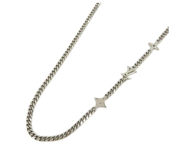 Collana Low Monogram Louis Vuitton Argento