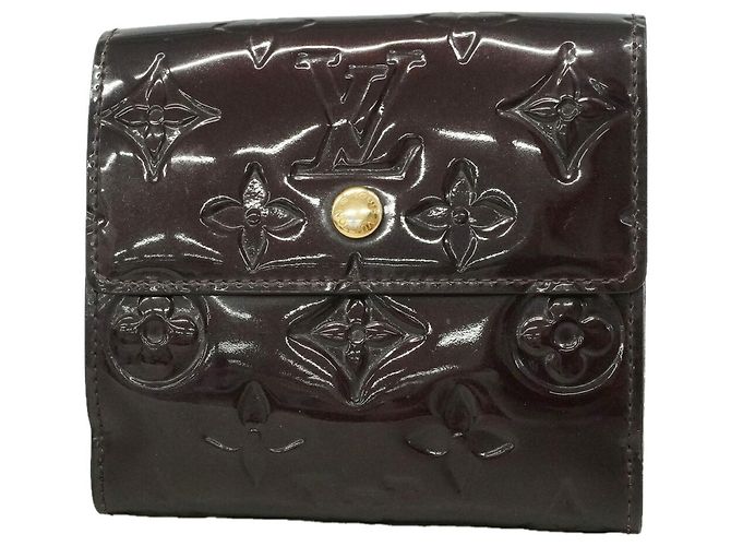 Louis Vuitton Tri-fold Wallet in Amarante Dark red