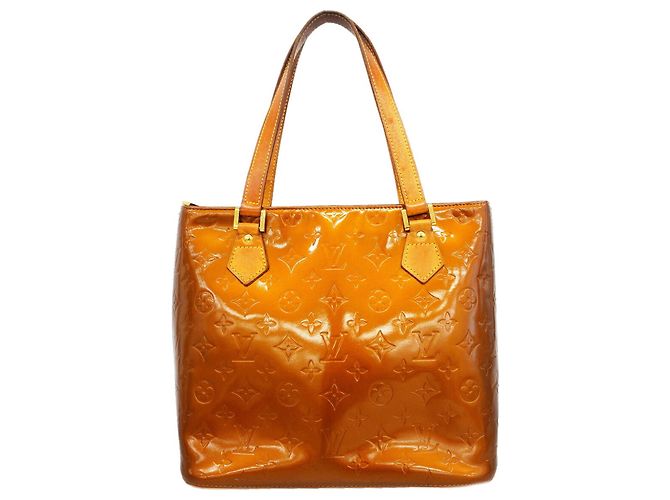 Borsa Tote Louis Vuitton Vernis Houston Bronzo