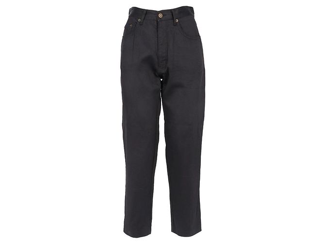 Moschino 90s Hose Schwarz