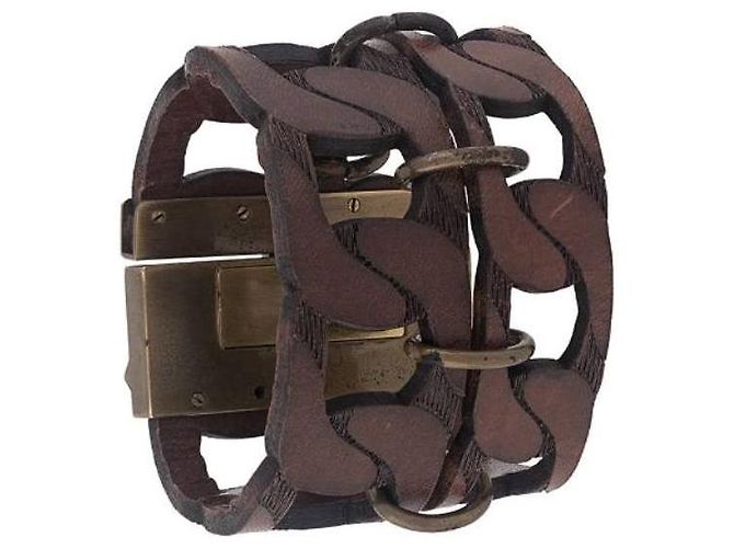 Pulseira Gianfranco Ferré anos 2000 Marrom