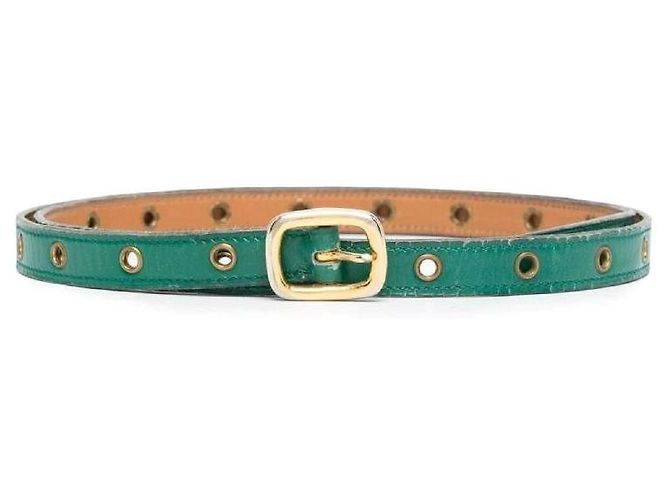 Hermès Ledergürtel Grün 80 cm