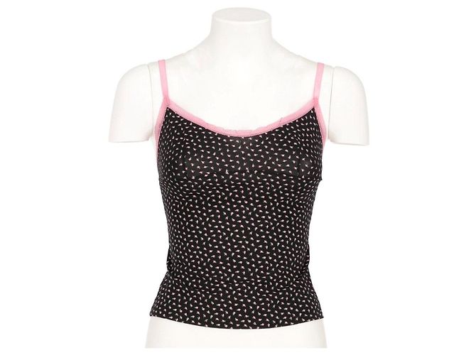 Top Paul Smith principios de los 2000 Negro
